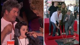 Simon Cowells Son Erics PRICELESS Reaction To Dads Hollywood Walk Of Fame [upl. by Season]