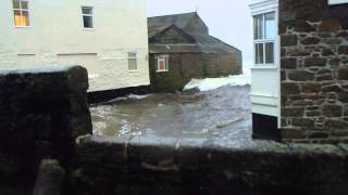 Newlyn high tide 14th Feb 2014 [upl. by Ludewig]