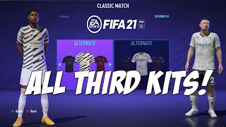 FIFA 21 Update  All Premier League Third Kits [upl. by Marjana]