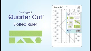 June Tailor® Quarter Cut™ Ruler Demonstration Video [upl. by Ybloc]