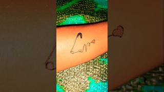 N safety pin tattoo design shorts [upl. by Calloway]