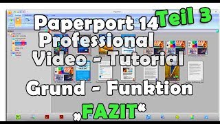 Kofax Paperport 14 Fazit 01 [upl. by Hengel]