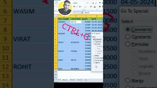 Excel Basic to Advanceshorts shortvideo shortsfeed shortsviral youtubeshorts exceltips share [upl. by Eiramyelhsa]