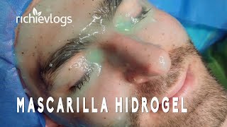 COMO APLICAR UNA MASCARILLA DE HIDROGEL  Hidratacion facial con KIWI para pieles GRASAS [upl. by Trebuh]