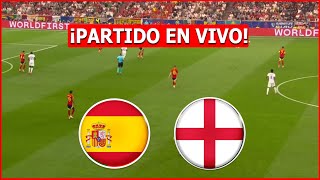 🔴 ESPAÑA vs INGLATERRA EN VIVO 🔴 EN VIVO LA FINAL EUROCOPA 🏆 [upl. by Llenrep]