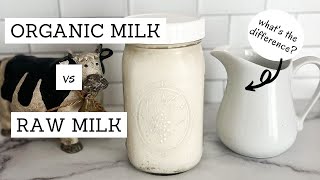 Organic Milk vs Raw Milk  Bumblebee Apothecary [upl. by Docia628]