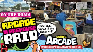 John raids an arcade warehouse and grabs a 25 Ms PacMan  classic arcade and pinball machines [upl. by Berta]