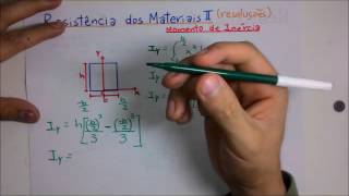 Resistência dos Materiais II Resmat Momento de Inércia  217 [upl. by Neeruam]