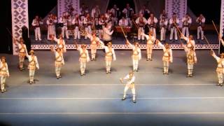 The fastest Romanian Folk Dance Calusarii din Moldova Part 1 [upl. by Arelus278]