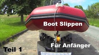 Tips und Tricks beim Boot slippen  Zodiac Pro 12 Man  90PS Suzuki [upl. by Natanoj]