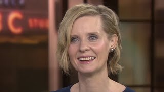 Cynthia Nixon Interview New Play Sex And The City 3  TODAY [upl. by Ahseena755]