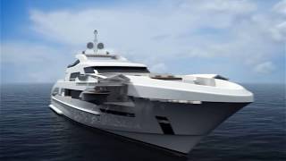 SEMIRIGIDEFR Heesen Yachts lancement dun 65 mètres en 2013 [upl. by Gypsie]