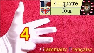 Grammaire française 5  les chiffres de 1 à 10 en samusant [upl. by Azeret604]