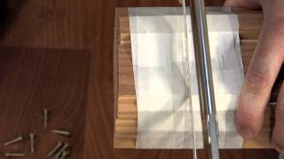 Cutting an Oakmont Encore Echo Marquis or Royale Folding Door [upl. by Nilrem606]