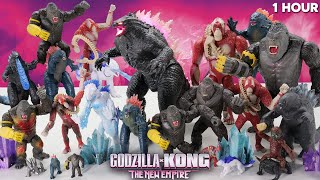 EPIC Unboxing EVERY Godzilla X Kong Toy The New Empire Merch  1 HOUR [upl. by Aloisia]