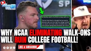 WHY NCAA ELIMINATING WALKONS WILL RUIN COLLEGE FOOTBALL  THE COACH JB SHOW WITH BIG SMITTY [upl. by Notslah217]