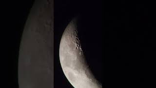 Moon closeup using adisla Astra 114 viralvideo moon space shorts ytshorts [upl. by Attayek48]