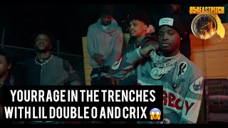 YourRage and FaZe in the trenches with Lil Double 0 and Lil Crix Vlog 2 [upl. by Fronnia]