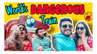 AUSTRALIA LO WORLD’S DANGEROUS TRAIN 🚃  SCARY RIDE 😱  FUNNY VLOG 🤣  NACH ❤️ [upl. by Howe377]