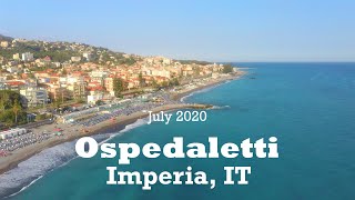 Ospedaletti Imperia IT  July 2020 4k [upl. by Moynahan]