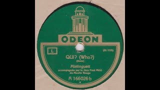 Mistinguett quot Qui  quot  Who   1927 [upl. by Nixon]