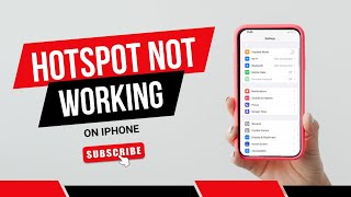 FIXED iPhone Hotspot Not Working [upl. by Minna]