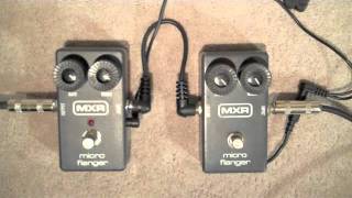 MXR Micro Flanger Shootout 1982 Vintage vs 2011 Reissue [upl. by French]