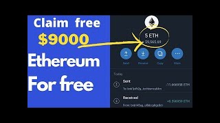 9000 FREE ETHEREUM IN 5 SECONDS step by step HOW TO EARN FREE ETHEREUM IN TRUST WALLET [upl. by Ashwell47]