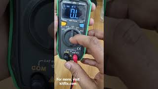 how to check resistor using multimeter [upl. by Smaj]