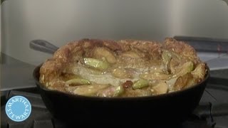 Recipe for a OnePan Apple Pancake  Martha Stewart [upl. by Emmi]