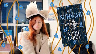 READING VLOG  The Invisible Life of Addie LaRue by VE Schwab Review [upl. by Aihsele]