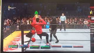 WWE 2K24 Lamar Williams amp Theo Meta Runner with Tari amp Sofia Porter vs Chase U with Thea Hail [upl. by Vona]