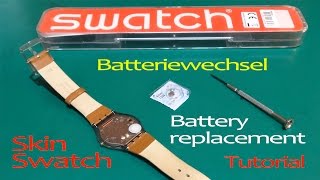 Skin Swatch Batteriewechsel [upl. by Edwyna]