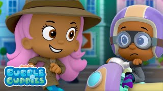 Detectives Molly amp Goby Chase Slimy Slugs  Bubble Guppies [upl. by Alphard]