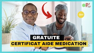 🇺🇸Formation Gratuite aux USA et obtenir le certificat DAIDE MEDICATION OSP [upl. by Ateikan]