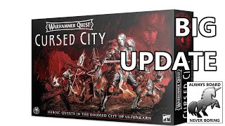 Warhammer Quest Cursed City Big Reveal  All Contents Heroes amp Enemies Previewed  Gameplay Hints [upl. by Erdnoid]