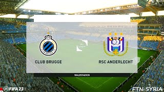 Club Brugge vs Anderlecht  Jupiler Pro League  🎮 FIFA 2023 [upl. by Brew]