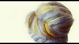 How To Make a Needle Felted Wool Feather [upl. by Wennerholn]