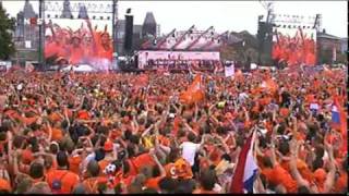 WK Huldiging Oranje Museumplein  Bloed Zweet en Tranen  World Cup 2010 Vice Champions HQavi [upl. by Shig324]