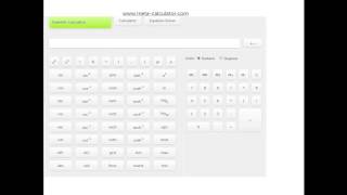 Online Scientific Calculator Using Meta Calculator [upl. by Bohrer937]