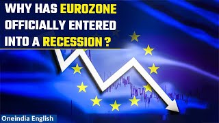 Eurozone finally slips into recession after Germany as inflation drags GDP growth downOneindia News [upl. by Innig]