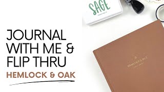 Journal With Me amp Flip Through Of My Daily Journal 2023  Hemlock amp Oak [upl. by Nomma]