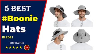 ✅ Top 5 Best Boonie Hat For Sun Protection 2021Tested amp Reviewed [upl. by Boigie]