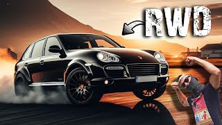 Tył napęd w Porsche Turbo  450KM  RWD  upalanie [upl. by Phillie853]