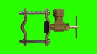 How to Install a Saddle Valve Plumbing Tutorial [upl. by Sadowski]