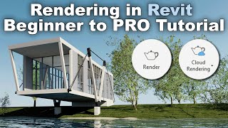 Rendering in Revit Beginner to PRO Revit Tutorial [upl. by Enyrhtak812]