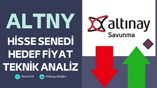 ALTNY ALTINAY SAVUNMA HEDEF FİYAT  TEKNİK ANALİZ [upl. by Amand]