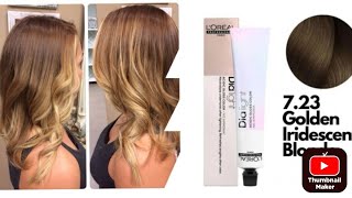 Loreal 723 DiaLight Blonde Hair Colour Tutorial 20 vol [upl. by Mientao]