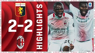 Highlights  Genoa 22 AC Milan  Matchday 12 Serie A TIM 202021 [upl. by Ttegirb]