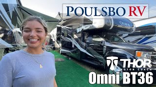 Thor Motor CoachOmniBT36  by Poulsbo RV of Washington [upl. by Yllek7]